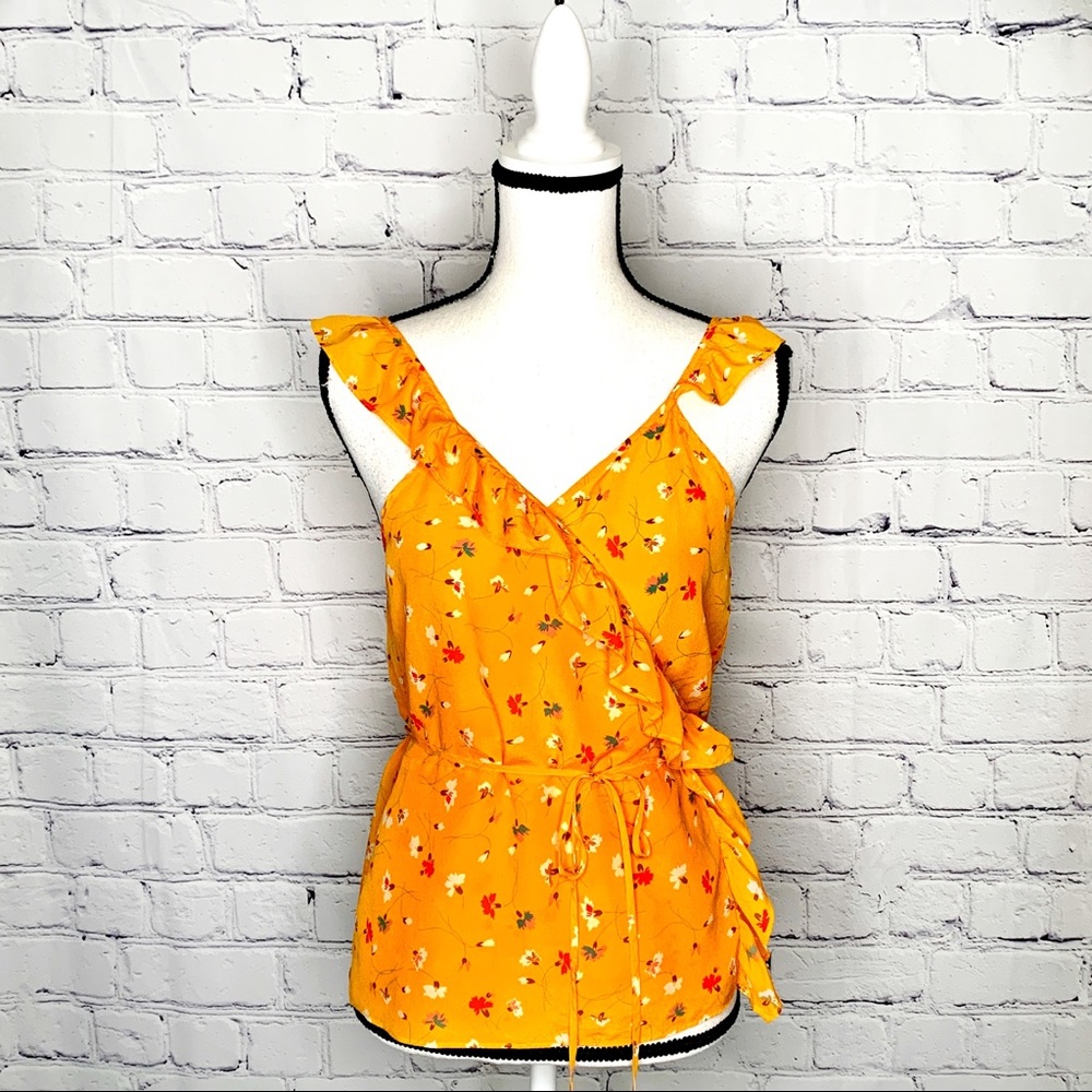 Madewell Silk Wrap Blouse Sz. 12
